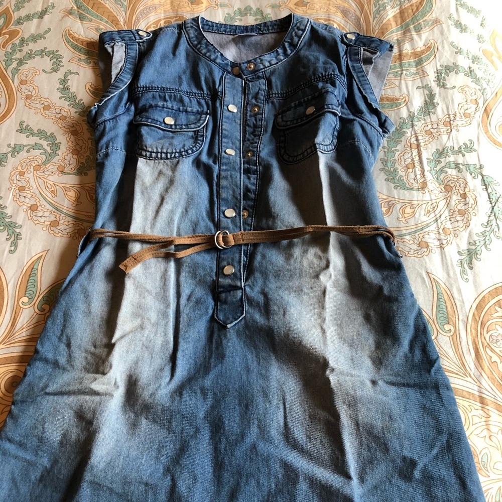 Girls Carters Denim Dress